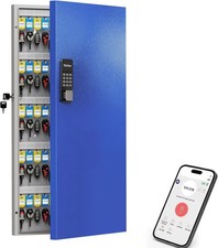 WeHere 120-Key Smart Key Lock Box Cabinet Wall Mount with App & One-Time Code