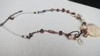 Handmade designed sea theme necklace with shell pendant 20" + extension — photo 5