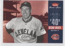 2006 Fleer Greats of the Game Decade Greats Bob Feller #DEC-BF HOF 0b9