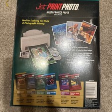 NEW 07033-0 Jet Print Photo Paper Gloss Finish Medium Weight 20 Sheets 8.5x11