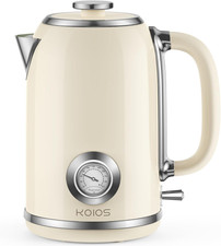 Electric Kettle 1.8L with Temperature Gauge, 1500W Fast Boiling Electric Tea Ket