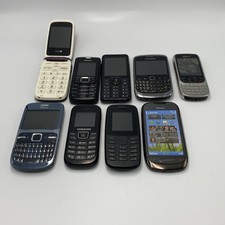 Job Lot 9 Untested Mobile Phones Nokia BlackBerry Samsung Alcatel Doro
