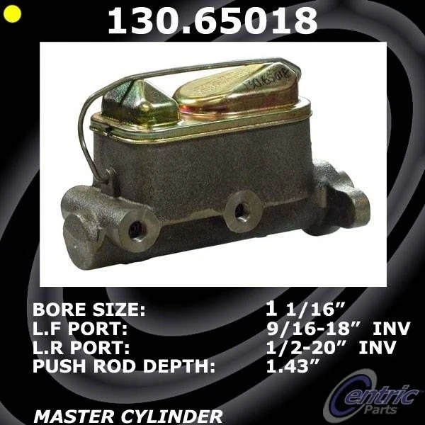 For Ford E-250 Econoline Club Wagon 77-85 Centric Premium Brake Master Cylinder - Imagem 2 de 2