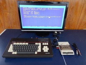 TOSHIBA HX-21 MSX Home Computer 64KB w Data Recorder Tested Working Japan