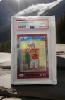 2024 Panini Donruss Optic Rated Rookie Bo Nix #209 Red Hyper Prizm (RC) PSA 10