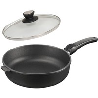 Skk Guss Schmorpfanne 20 Cm Hochrand-Pfanne Antihaft Griff Abnehmbar Mit Deckel