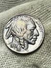 Very Choice AU 1937-P Buffalo Nickel High Grade Toned