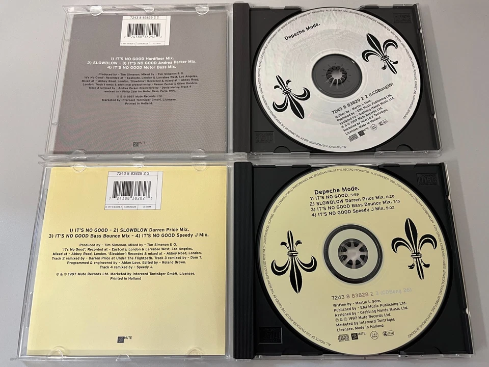 Depeche Mode –  It's No Good - 2 Maxi CD Single Set © 1997 - Bild 2 von 3
