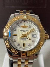 Breitling Galactic 32 2018 Quartz C71356L2 18k Rose Gold/SS Dia Dial - FULL SET