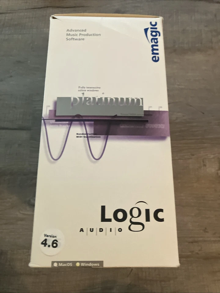 Emagic Logic Audio Silver 4.6 Windows vintage daw audio recording software - Image 2 of 4