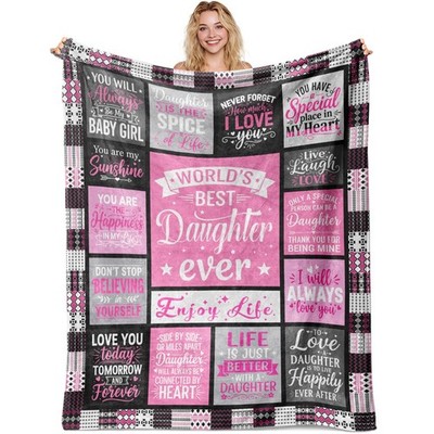 LOJISER Tochterdecke Geschenk, Geburtstagsgeschenk für 150x130cm, 