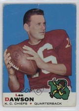 1969 Topps Len Dawson #20 HOF 0l1