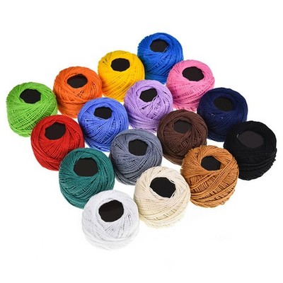 16 Color Stickzubehör Tragbares Stickgarn Faden Für Stickerei Stickkits