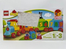 LEGO Duplo: My First Number Train 10847 Ages 1 1/2 to 3 USED - DAMAGED BOX 