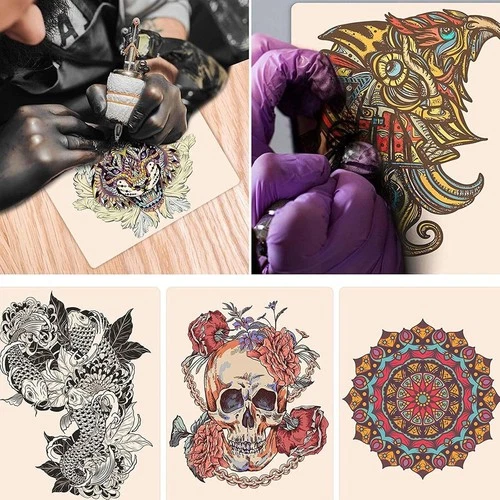 High-Quality 8'' x 6'' Tattoo Practice Skin - 15 Pieces for Realistic Training image 7