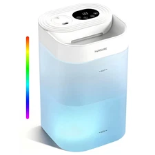 HUMSURE Bedroom Humidifier 4.5L Cool Mist Floating for Plants Silent with light