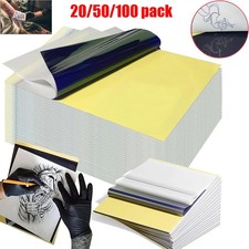 Tattoo Transfer Paper Stencil Carbon Thermal Tracing Hectograph Supplies Sheets