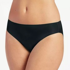 NWT Jockey Classics 1370 Bikini No Panty Line Promise Classic Fit 001 Black sz 7