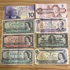CANADA Old Banknotes- 8 Notes - Circulated - Canadian (#007)