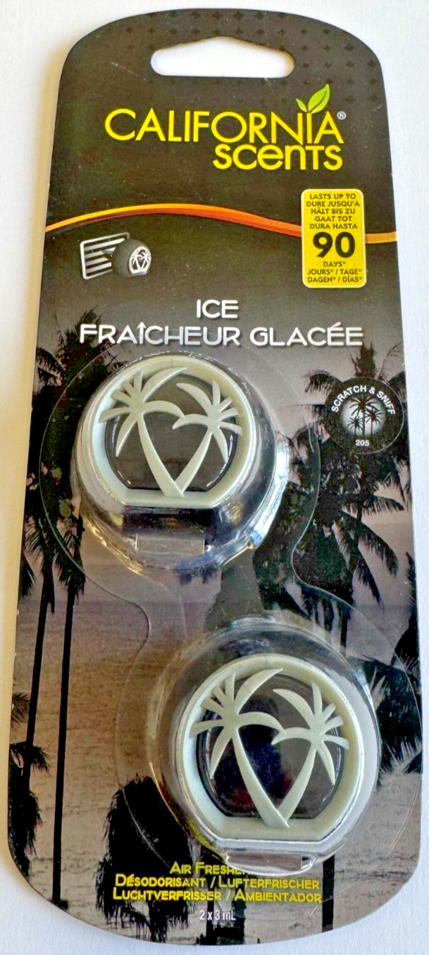 California Scents Vent Clip Diffuser - ICE(2 Pack)