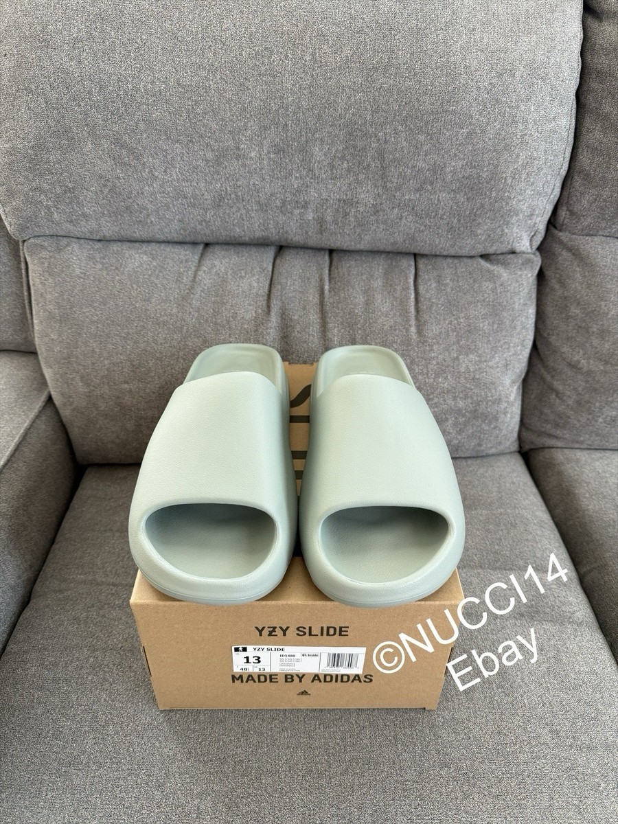 Size 13 - Brand New Adidas Yeezy Slide Salt with Receipt ID5480 | eBay
