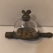 Vintage Durex Glass Bowl Fuel Filter 1940s 1950s Dayton Ohio Made In Usa Vintage Durex Glass Bowl Fuel Filter 1940s 1950s Dayton Ohio Made In Usa