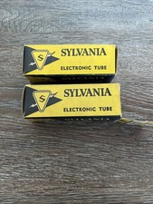 Two Vintage Sylvania Electronic Tubes Untested