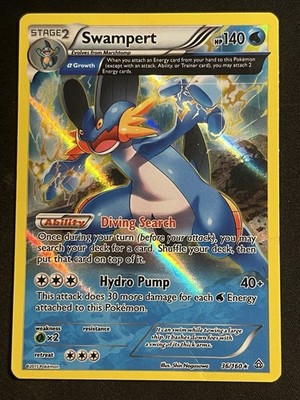 Swampert (Alpha) Holo Rare XY - Primal Clash 36/160 