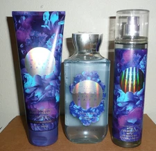 Lot of 3 Bath & Body Works MOONLIGHT PATH Mist, Body Shower Gel, Cream Save $24+