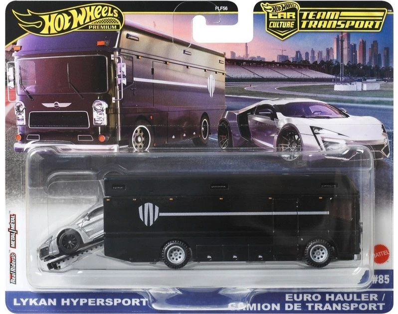 Hot Wheels Premium Team Transport LYKAN HYPERSPORT + EURO HAULER