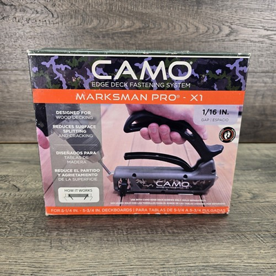 #ad Brand NEW CAMO 345002 Marksman Pro Tool X1 1 16 in Edge Deck Fastening System $34.95