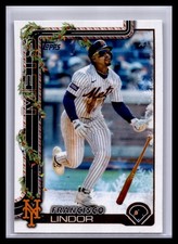 2025 Topps Holiday #H171 Francisco Lindor