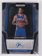2024-25 Panini Prizm Black JUDAH MINTZ Rookie Auto Philadelphia 76ers #RS-MIN