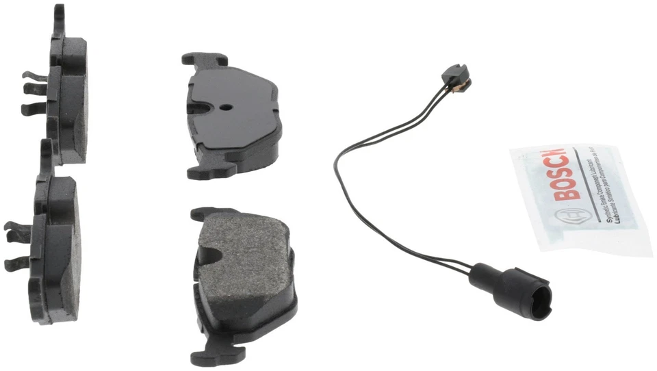 Conjunto de pastilhas de freio a disco Bosch traseira BE396 para 1987-2005 BMW M3 320i 525i 750iL 735i Z3 - Imagem 4 de 4