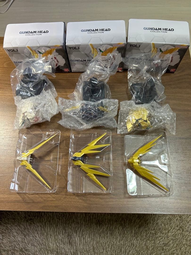 Gundam Head Collection VOL.1 Unicorn Gundam Set of 3 | eBay