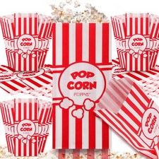 Poppy's Paper Popcorn Bags - 200 1oz Concession-Grade Bags, 1 oz, 200 