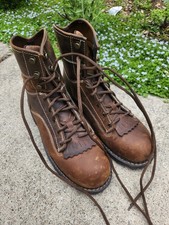 Georgia Boot 7"Logger Style Dk Brown Work Boot Women's Size 11 NIB