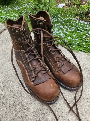Georgia Boot 7''Logger Style Dk Brown Work Boot Women's Size 11 NIB