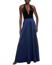 Aidan Mattox Solid Gown Women's