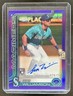 2025 Topps Chrome Update Ben Williamson Auto RC Purple Refractor #/250 Mariners