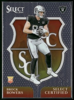2024 Panini Select #7 Brock Bowers Select Certified Rookies