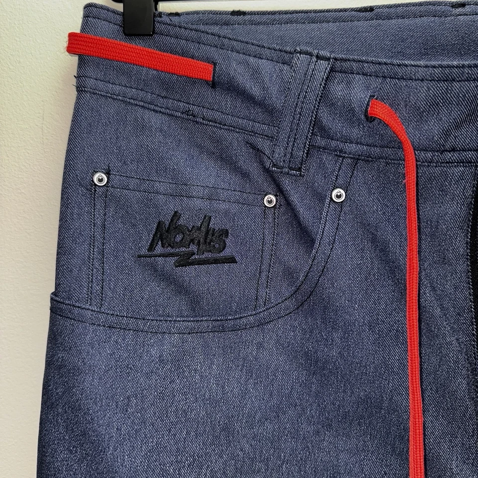 Pantalones de mezclilla impermeables aislados de snowboard/esquí talla pequeña Nomis para hombre Foto 2 de 4