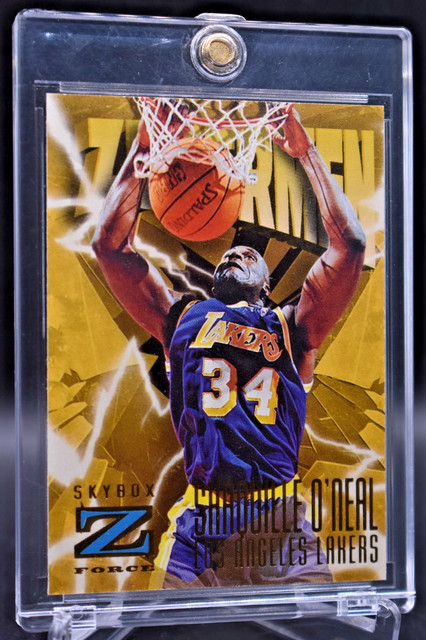 Shaquille O'neal Skybox Z Force Zupermen Gold Lettering