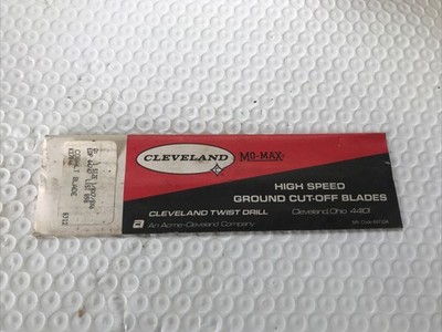 New!! Cleveland Mo-Max Tool Steel Blade 1/8 X 7/8  X 6  Qty 1
