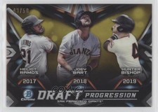 2019 Bowman Draft Gold Refractor 43/50 Hunter Bishop Joey Bart Heliot Ramos 0b0
