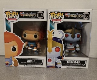 Funko Pop Thundercats Lot Lion O #102 And Mumm Ra #105 2013 Vaulted Grails