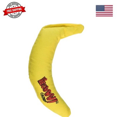 Yellow Banana Catnip Toy 2 Pack