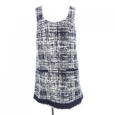 Authentic PRADA PRADA Triangle Logo P3G46 S221 10FV Dress #230-000-252-0574