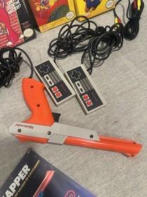Nintendo NES Action Set Complete CIB Mario Duck Hunt Burai Fighter  & others