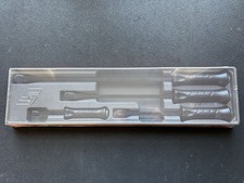 snap-on tools USA hard grip 4pc striking prybar SPBS704A 8" 12" 18" 24" Black